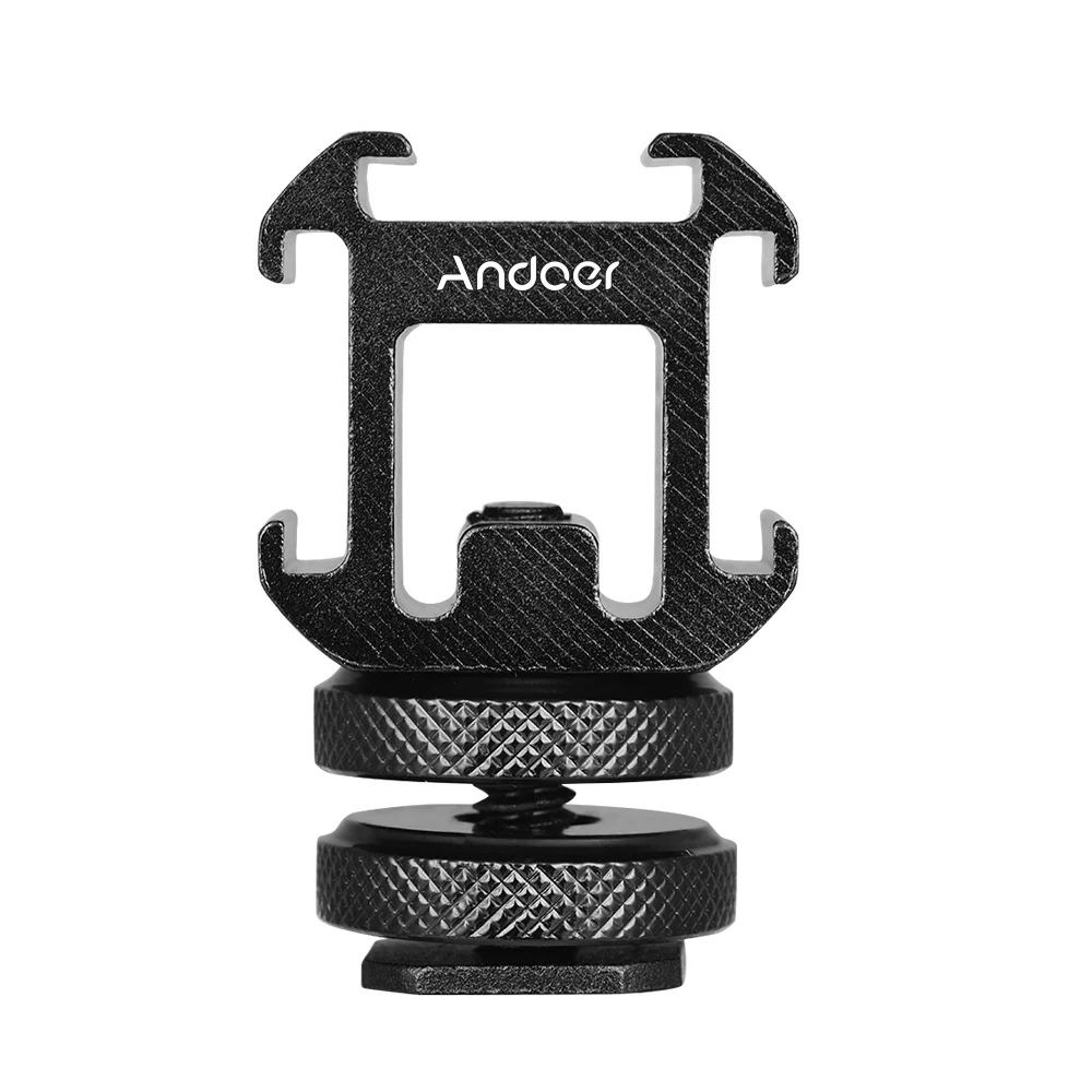 Адаптер для крепления на холодную башмак Andoer 3 адаптер камеру Canon Nikon Sony DSLR камеры