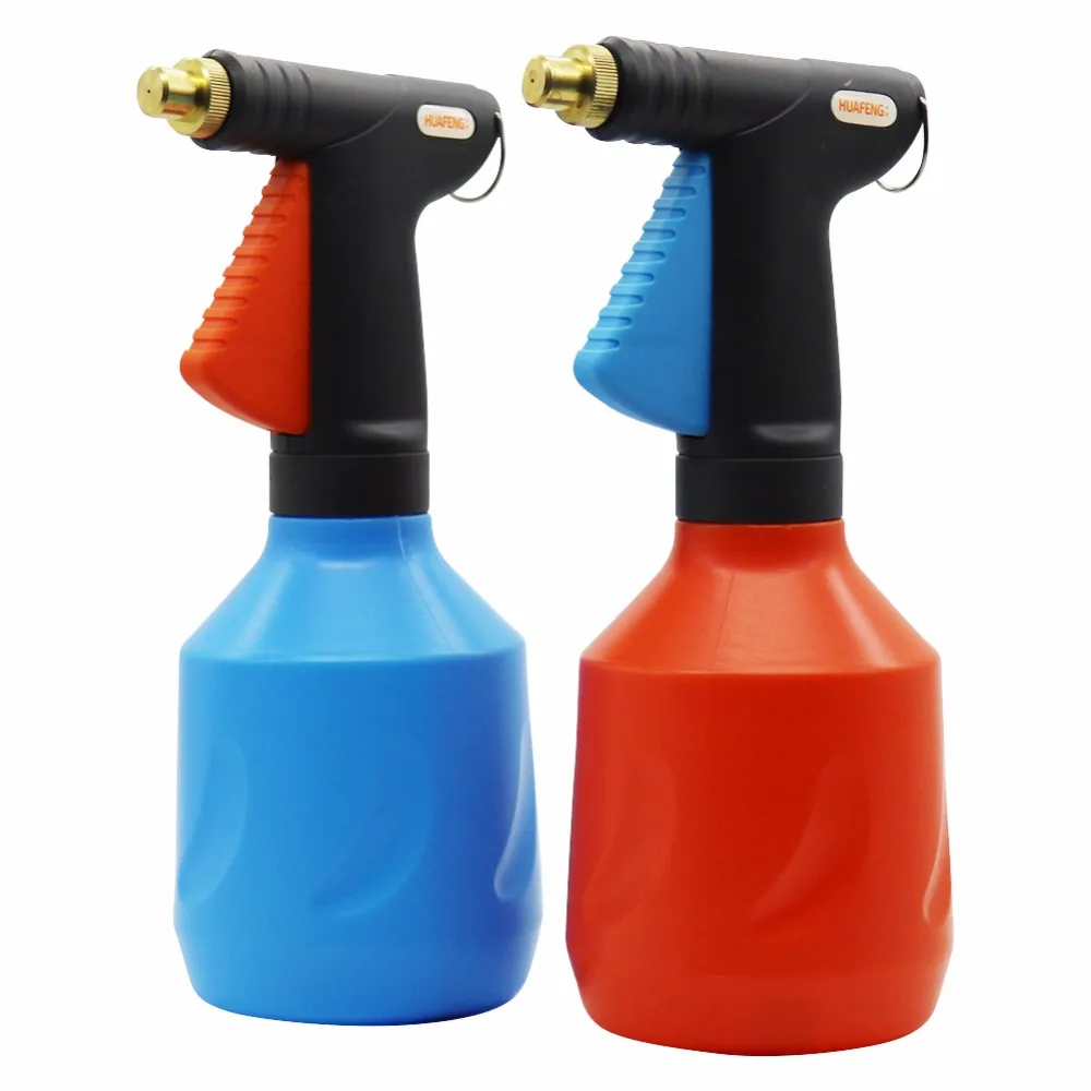 

1Pc 680ML plastic Trigger sprayer Adjustable Copper nozzle Manual spray bottle Hand Pressure Air Compression Home Garden sprayer