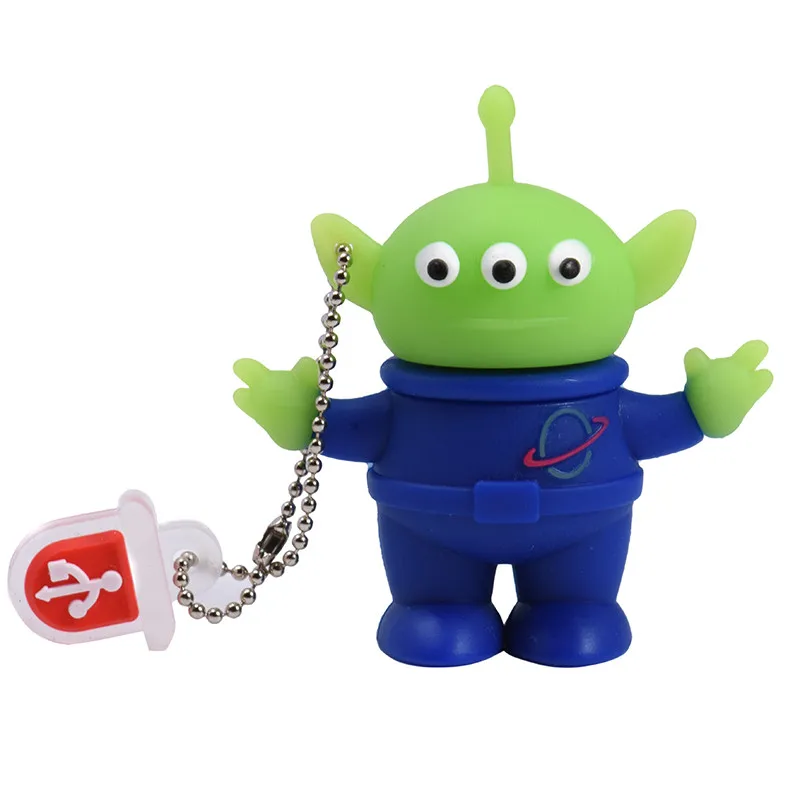 B JASTER USB флэш-накопитель История игрушек мультфильма Базз Лайтер Флешка 64 ГБ 32 ГБ 16 ГБ 8 ГБ 4 ГБ карта памяти, Флеш накопитель мини-подарки - Цвет: B