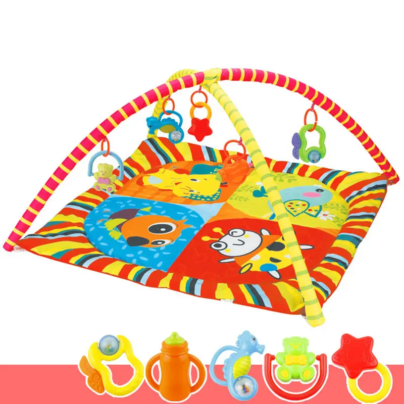 

Kids Children Baby Fitness Rack Game Blanket Crawling Carpet Mat Gym Toys Intellectual Development NSV775