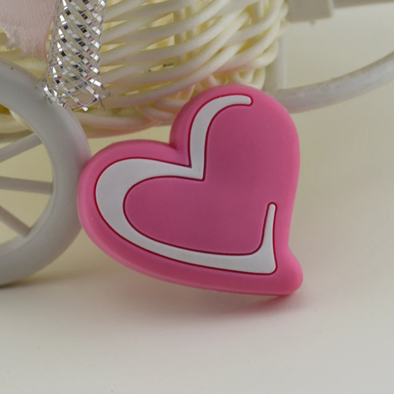 MEGAIRON детские ручки для шкафа шкаф комод Ящик розовое сердце тянет хороший дизайн