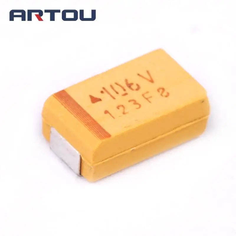 20 шт D 35 мкФ 106 7343 SMD Танталовый конденсатор | Электронные компоненты и