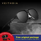 Солнцезащитные очки Мужские VEITHDIA, из алюминиево-магниевого сплава, с поляризационными стеклами, степень защиты UV400, 6850
