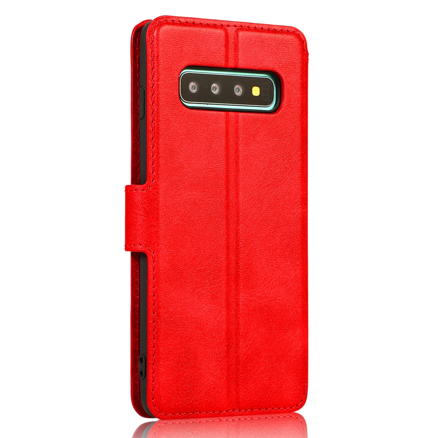 Кожаный флип-чехол для телефона samsung Galaxy S8, S9, S10 Plus, S10E, чехол для samsung Galaxy Note8, Note9, Магнитный кошелек, подставка, чехол