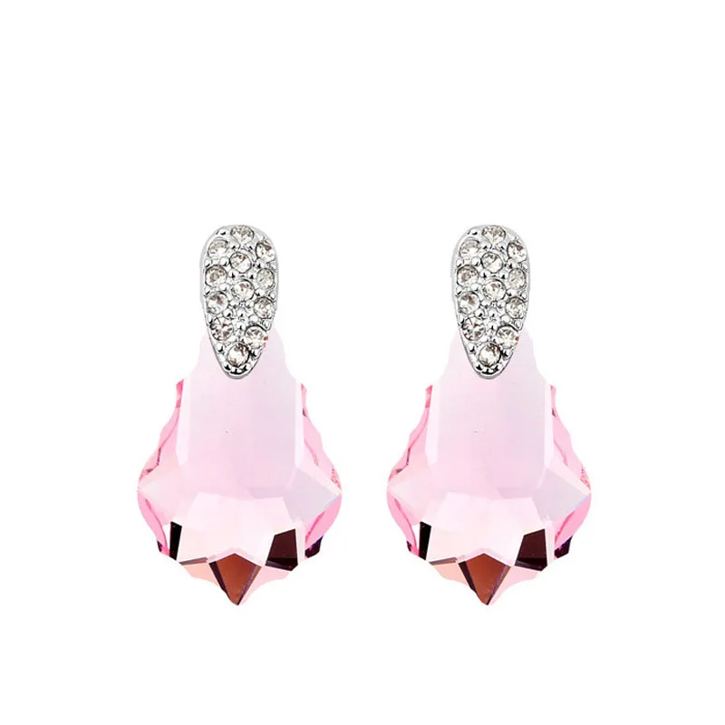 2016 ГУВИВИ Кристальные серьги-шпильки Круглый дизайн Модные индийские украшения Женщины Большие ES0150.