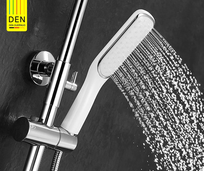 Набор для душа ванной комнаты ABS хромированный настенный смеситель 10 &quot255 мм