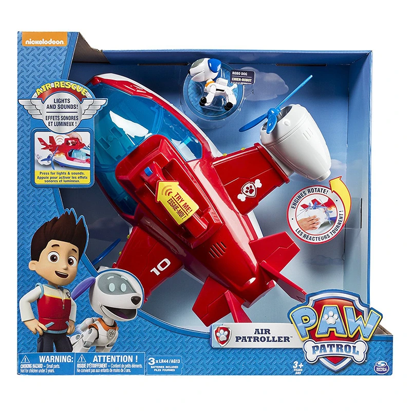 

Paw Patrol Toys Aircraft Yacht Robot Dog Captain Ryder Ferry Bus Control tower Music Action Figures Toys for Children Gifts