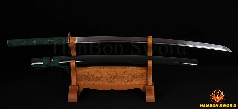 Полностью Tang меч из углеродистой стали металлическое украшение самурайская