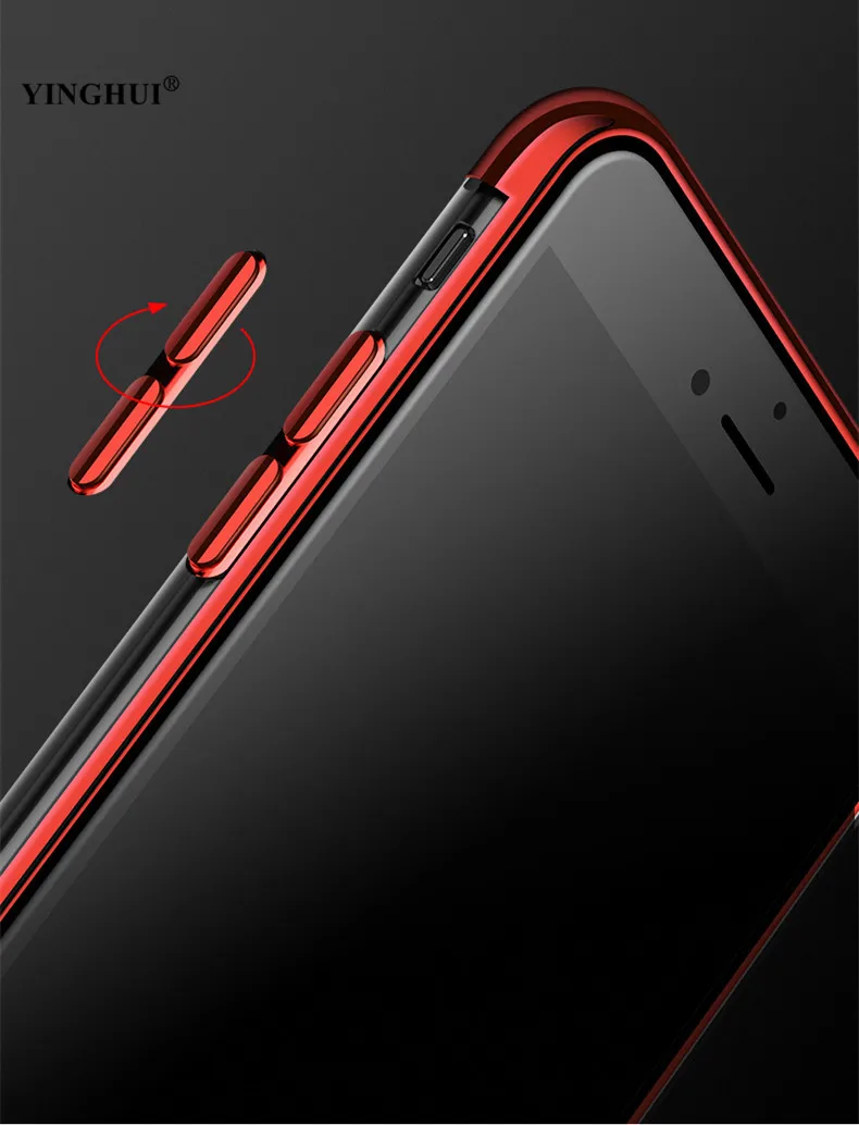 Чехлы для телефонов iphone X чехол 8 7 6 гальванический силиконовый прозрачный XS Max XR