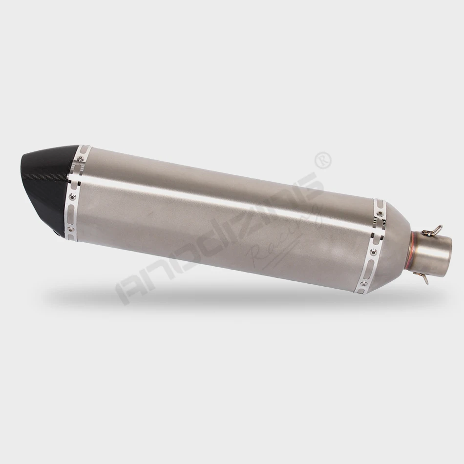 Глушитель для выхлопной трубы из углеродистой стали длина 57 см|exhaust stainless steel|carbon