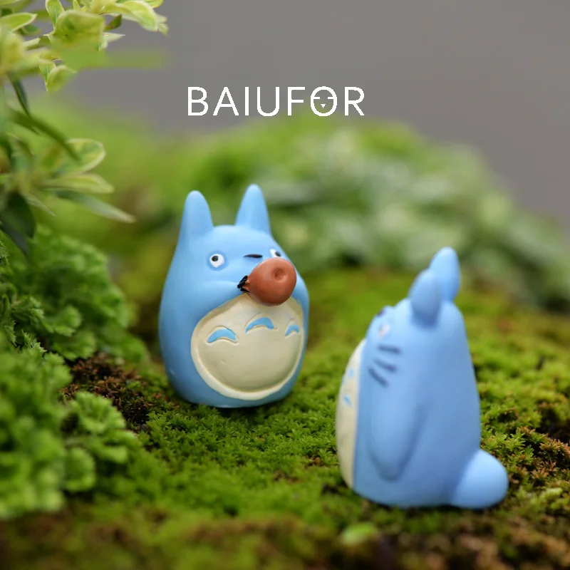 BAIUFOR Тоторо миниатюрные террариумы животные DIY Сказочный Сад суккуленты