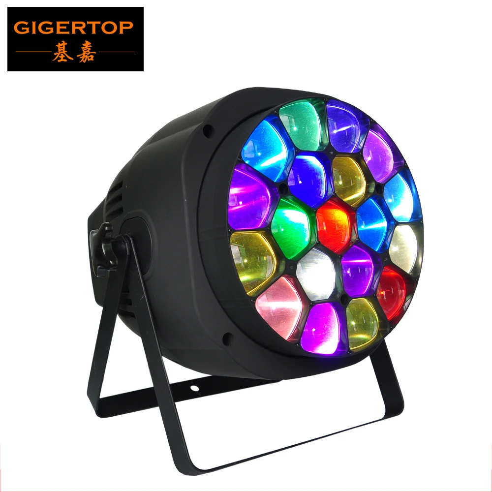 

TIPTOP Stage Light TP-P82 Amazing Bee Eye Par ZOOM and Rotation Big Bee Eye 19X15W 4in1 RGBW Cree DMX512 Sound, Master/slave