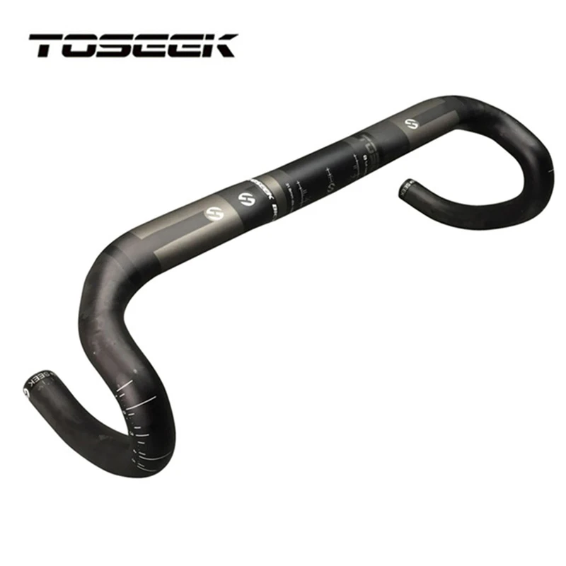 Руль велосипедный ультралегкий из углеродного волокна с изогнутой штангой |