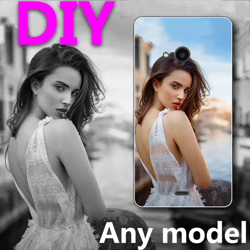 DIY персонализированные пользовательские фото имя Настроить печать Вашего дизайна Фото чехол для Nokia Lumia 1089 1090 535 чехол для телефона