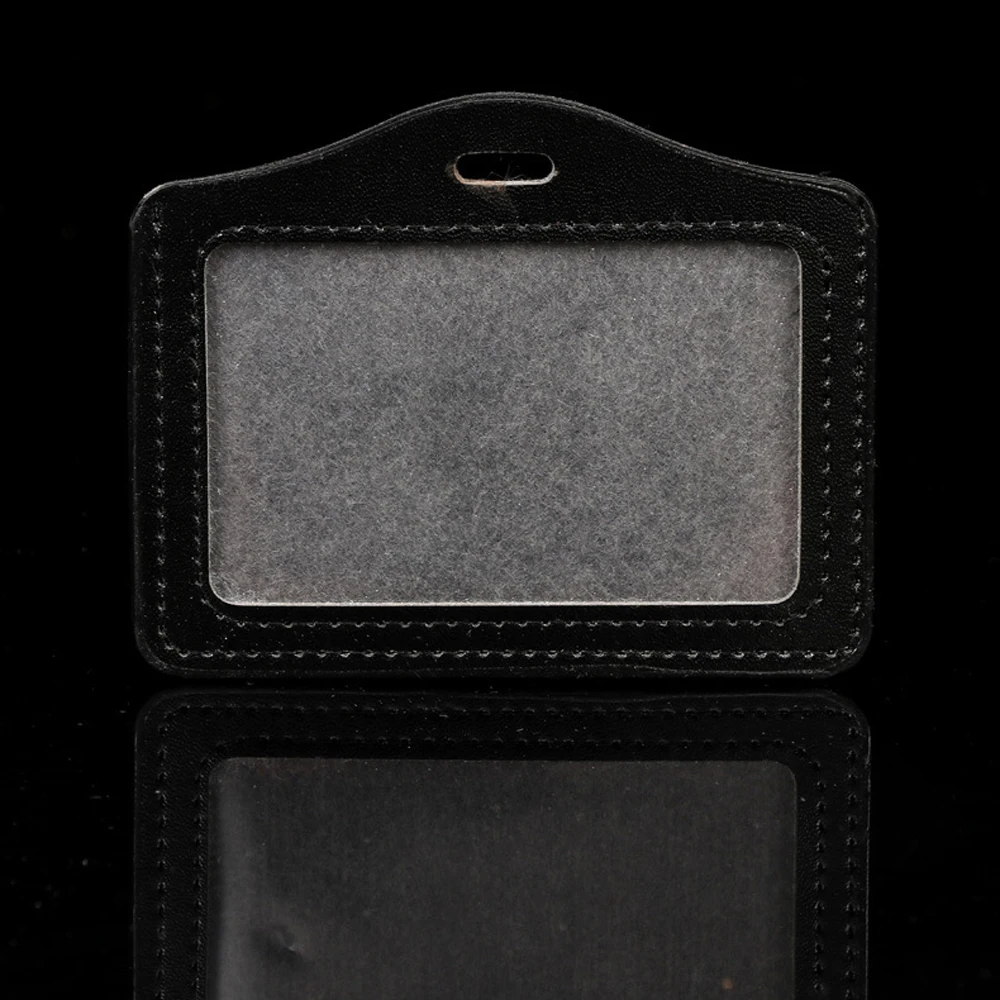 1 шт. из искусственной кожи держатель для карт шейный ремешок идентификационный