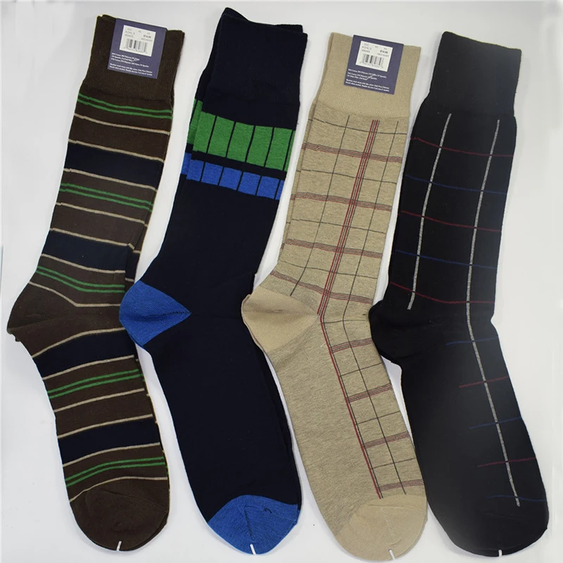 Fcare 10 шт. = 5 пар calcetines мужские короткие 44 45 46 47 фотоблестящие большие весенние