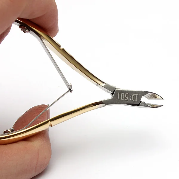 Dancingnail ножницы для кутикулы из нержавеющей стали золотого цвета Наборы