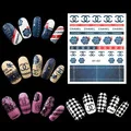 30 шт./упак. золотые наклейки для ногтей Стикеры 3D на ногти Nail Art наклейки украшение для маникюра «сделай сам» маникюр дизайн ногтей наклейки