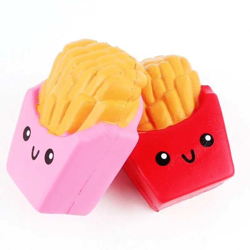 Do Dower 1pcs 10.5*7.5cm Squishy French Fries PU Slow Rising Squeeze Healing Stress Reliever Toys For Childrens Gift | Игрушки и хобби