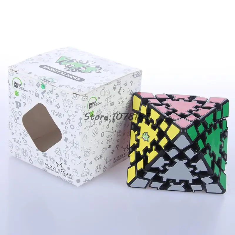Снаряжение Lanlan Octahedral кубик-головоломка Волшебная скорость Cubo magico обучающий пазл