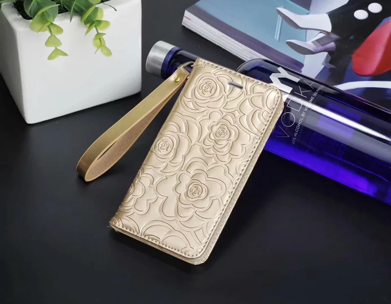 Для Iphone XR XS MAX X 8 7 6 S SE 5 5S 3D цветок кожаный бумажник чехол слот для