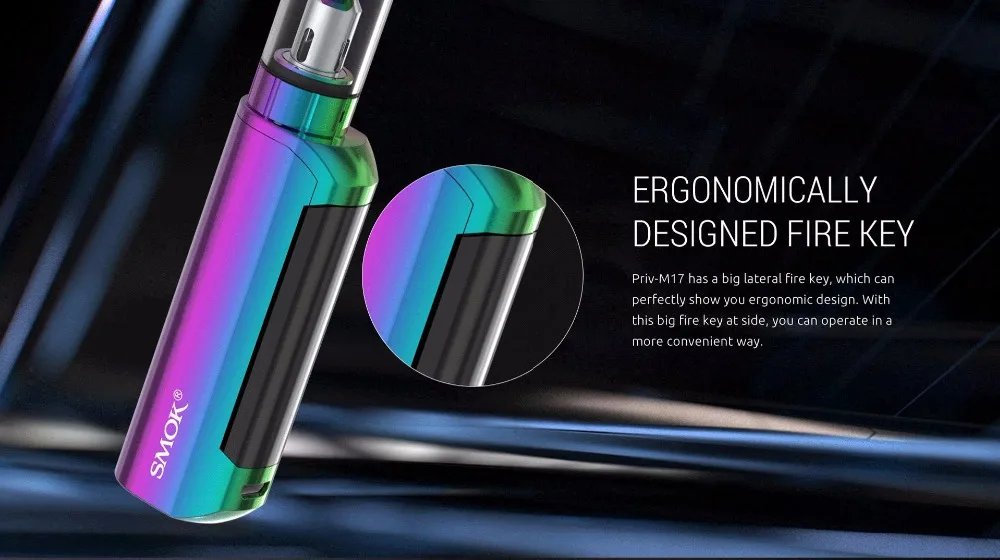 Vape Smok Priv M17 комплект 60 Вт PrivM17 MOD с 2 мл придерживаться 17 мм испаритель 1200 мАч