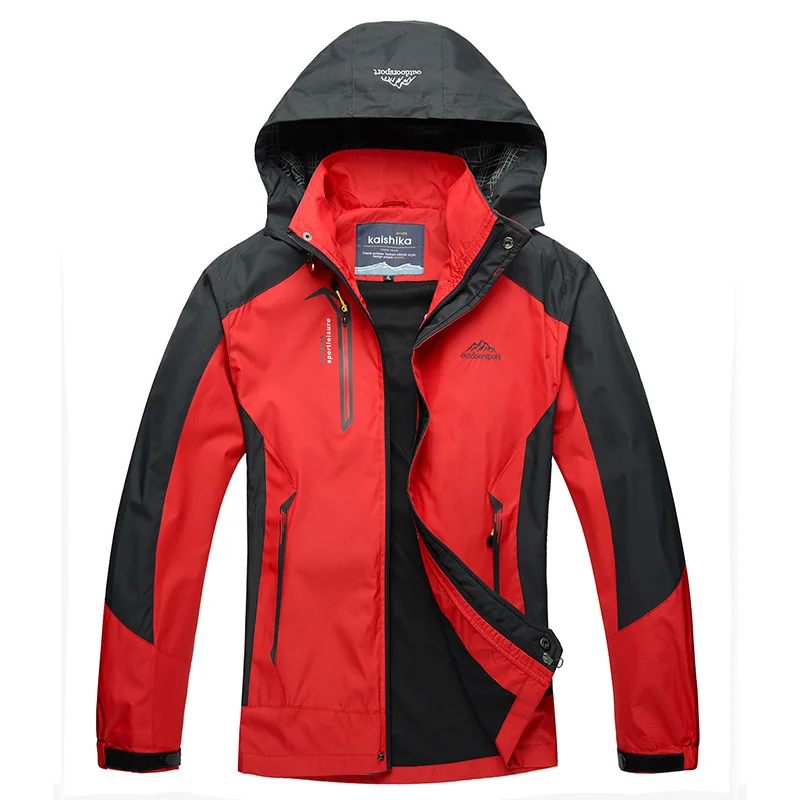Rain Jacket Women Spring Men Waterproof Outdoor Camping Trip Trekking Coat Fishing Windbreaker Climbing Hiking Jackets | Спорт и