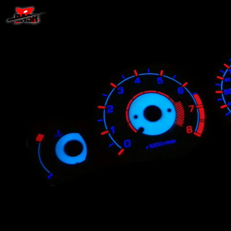 DASH EL Glow Gauge для Cefiro A32 1995 1998 обратное свечение белое лицо голубое зеленое освещение