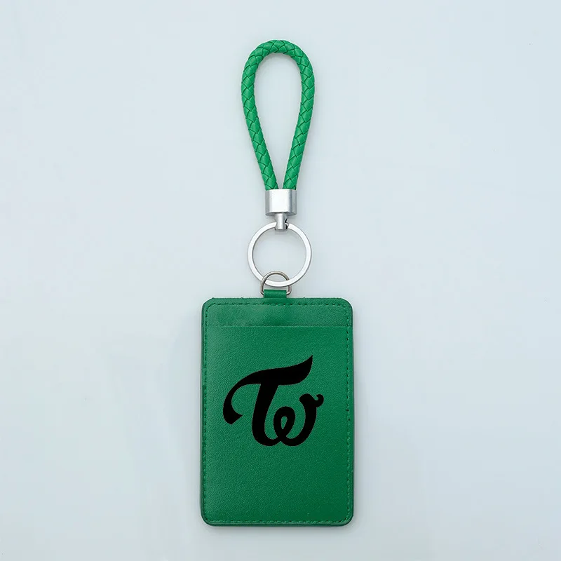 Youpop KPOP BLACKPINK SEVENTEEN TWICE WANNA ONE Album Badge визитная карточка Бизнес-автобус пропуск набор ID Card Holder чехол JCF621 - Окраска металла: TWICE Green