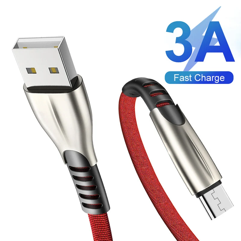 3A Cable Red 18 Вт USB quick charge QC3.0 зарядное устройство для iphone, кабель для мобильного телефона, быстрая зарядка 5V3A UE US Plug для samsung, настенное зарядное устройство переменного тока - Тип штекера: 3A Cable Red