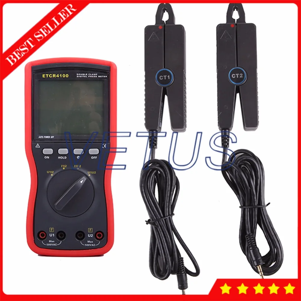 ETCR4100 Цифровой трехфазный измеритель с Двойным Зажимом|clamp meter|meter clampdigital clamp meter |