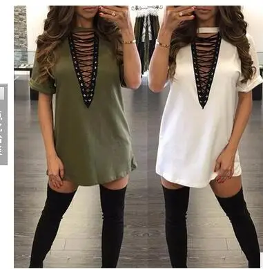 2017 плюс Размеры Лето blusas Для женщин v образным вырезом короткий рукав Футболки