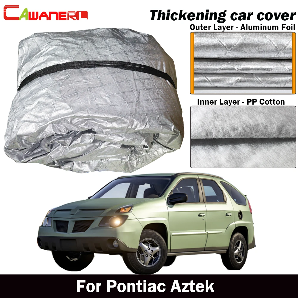 Cawanerl для Pontiac Aztek водонепроницаемый чехол автомобиля толстый хлопок Защита от