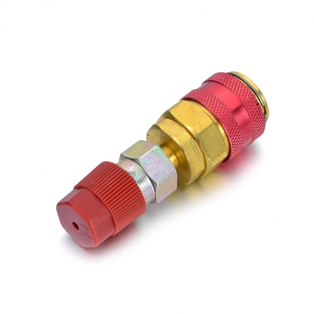 

High + Low Pressure Quick Connectors Coupler for Auto AC R134A Manifold Hoses