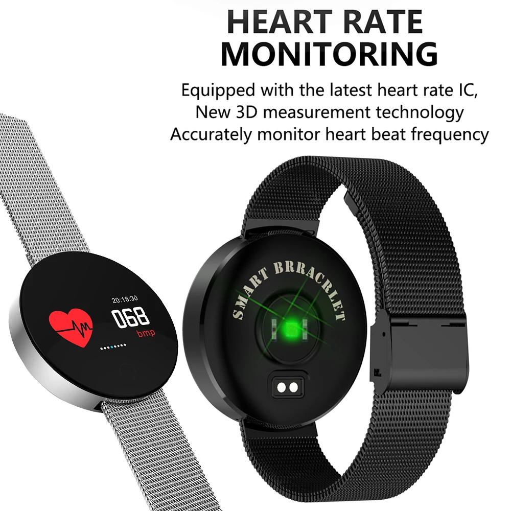 ZUCOOR Смарт Браслет Пульс монитор Cardiaco умный кольцо пульсометр браслет Браслеты