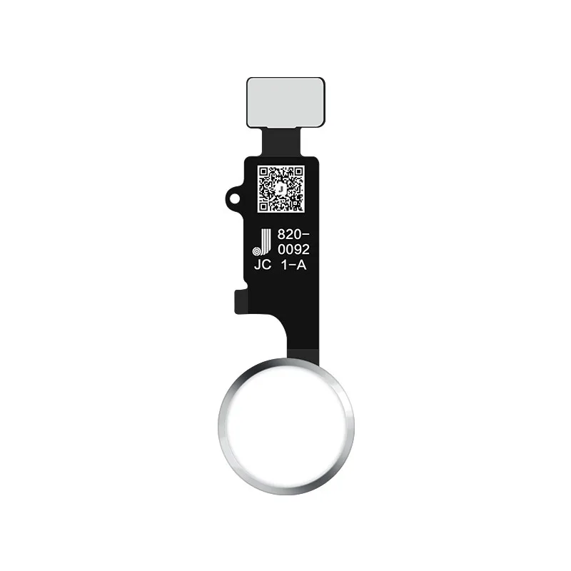 Silver JC Meibi механический клик универсальная Кнопка Home Flex для iPhone 7 8 Plus меню возврата домашняя кнопка для iPhone 7+ 8+ 7P без Bluetooth - Цвет: Silver