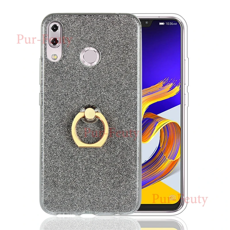Чехол для ASUS ZenFone 5Z ZS620KL 5 ZE620KL подставка держатель Роскошный Блестящий яркий Мягкий ТПУ силиконовый чехол для Z00QD Z00QC ZS ZE 620 KL