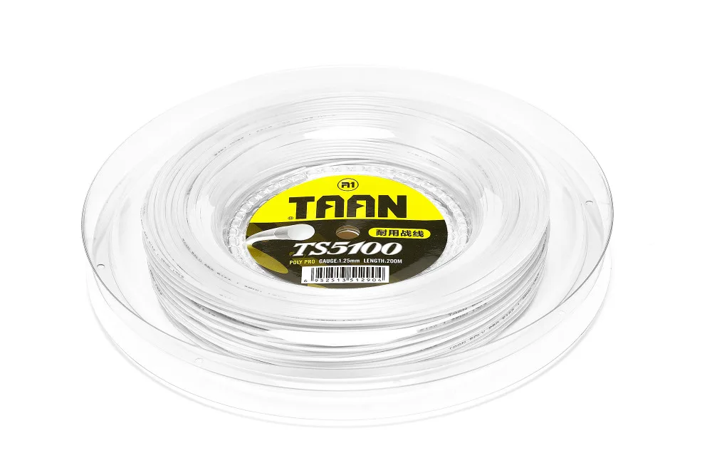 TAAN TS-5100 прочный высокоэластичный полиэстер струна для теннисной ракетки 200 м