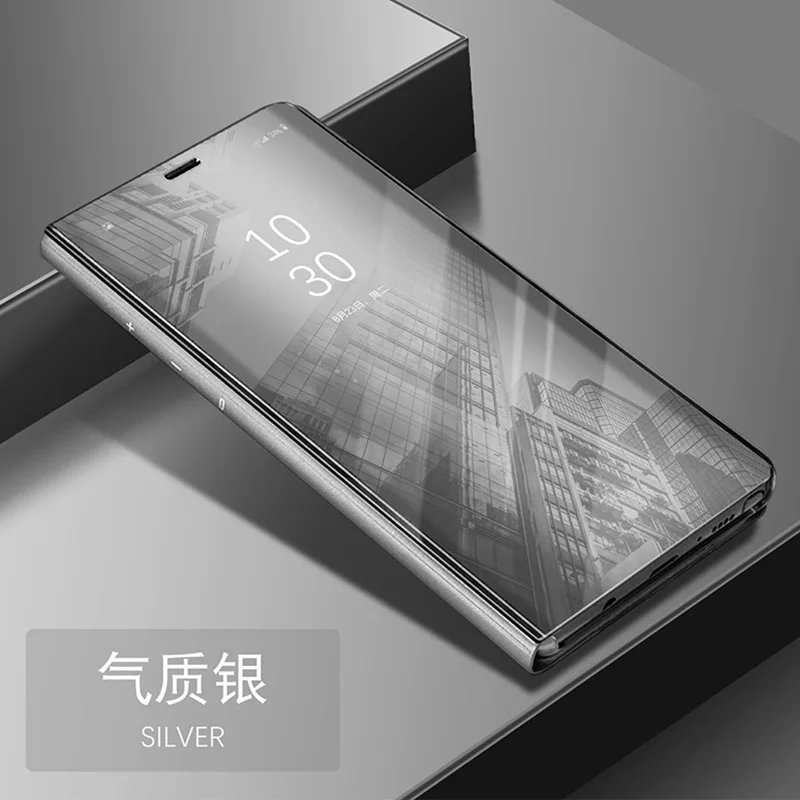 Умные зеркальные флип-Чехлы для Samsung Galaxy A6 A8 S8 S9 Plus J6 J7 J8 2018 S6 S7 Edge Note 9 8 чехол A5 A7 J5 2017