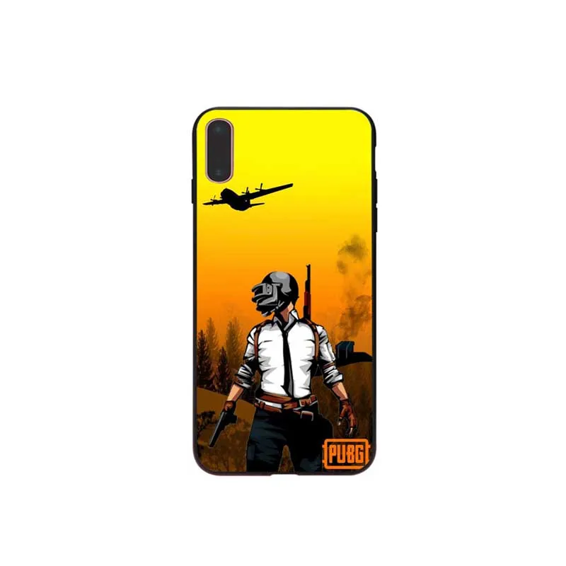 Игры PUBG PLAYERUNKNOW'S боя черный мягкий чехол для мобильного телефона Apple iPhone 7 8 6 6S Plus