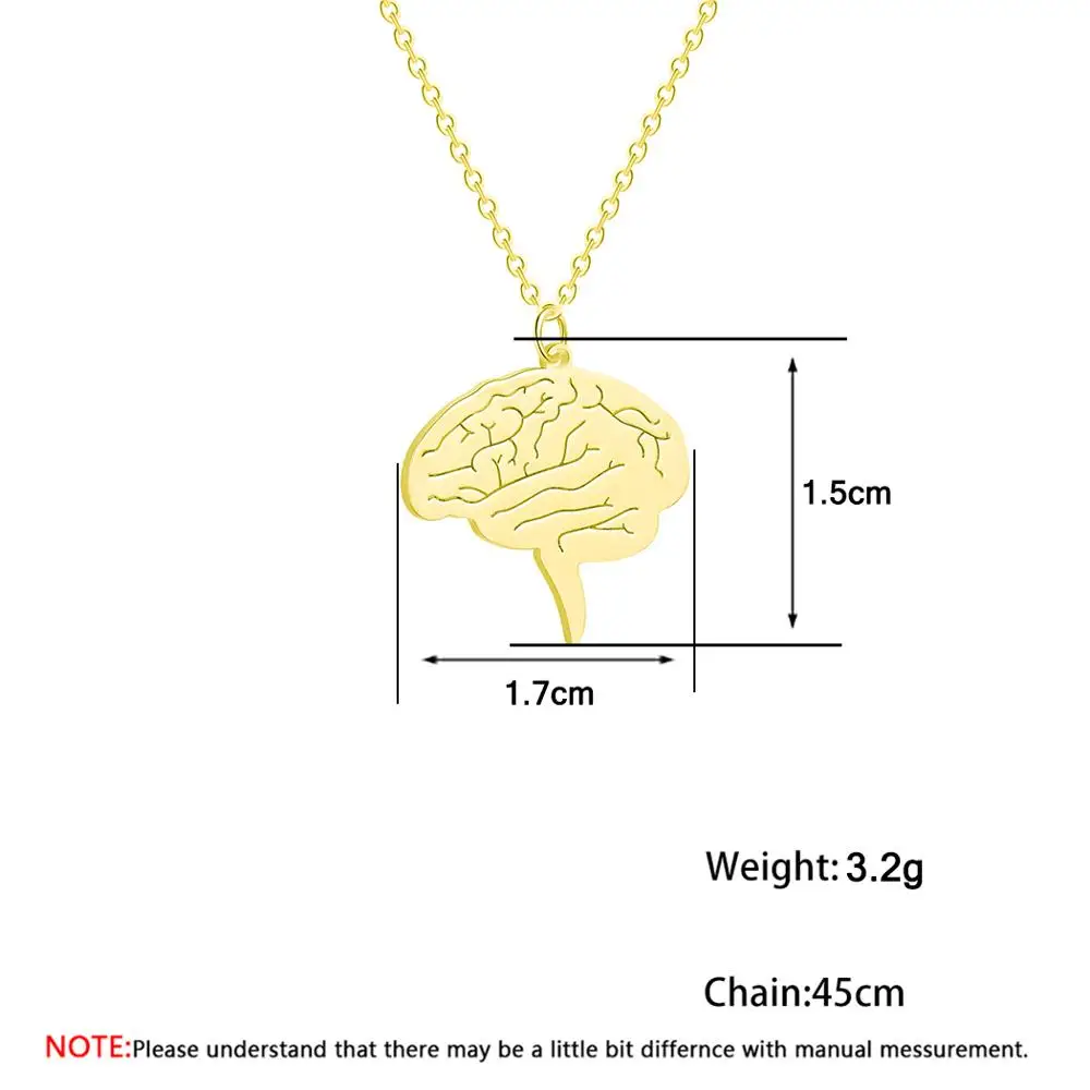 Todorova Fashion Science Jewelry медицинский нейрон черепно мозговой нерв кулон ожерелье