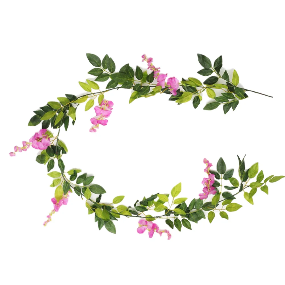 2 шт искусственный цветок растение венок из виноградных листьев Garden DIY этапе