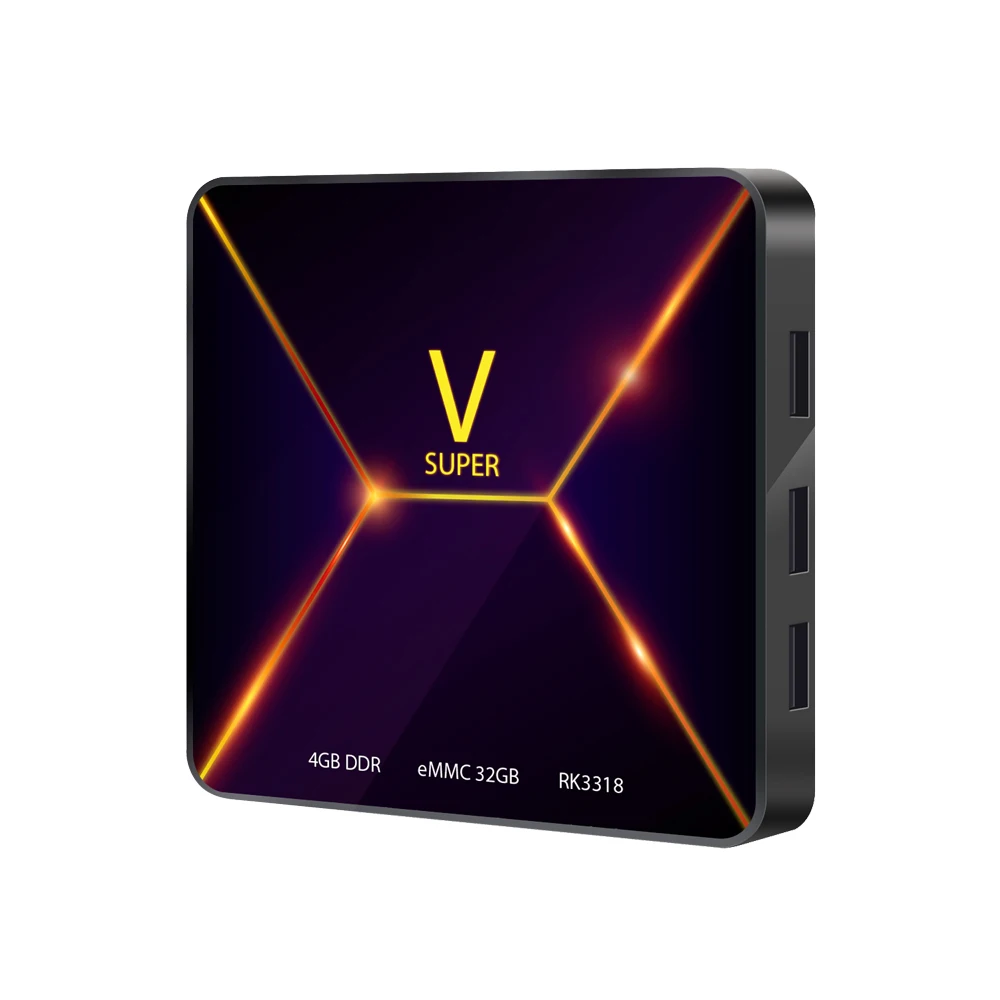 Android 9 0 Wifi ТВ коробка V супер 4 Гб Ram 32 ГБ Rom Rockchip RK3318 4K HD IP приставка домашний фильм