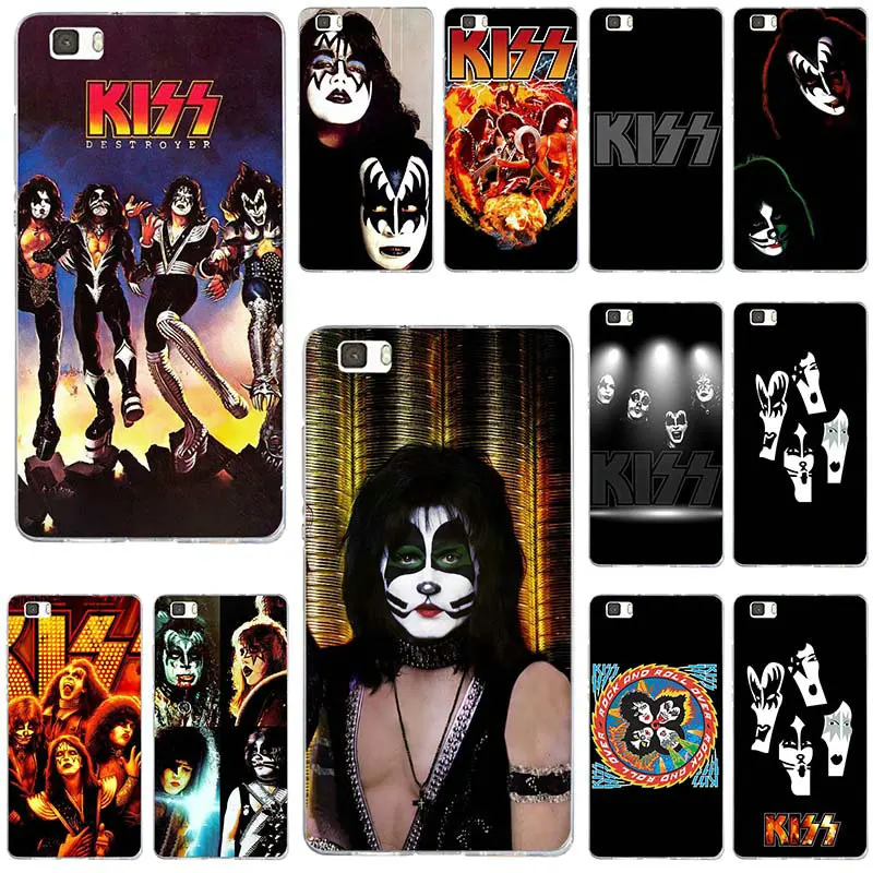 Рок-группы &quotKiss&quot рамочный чехол для телефона из мягкого силикона ТПУ с