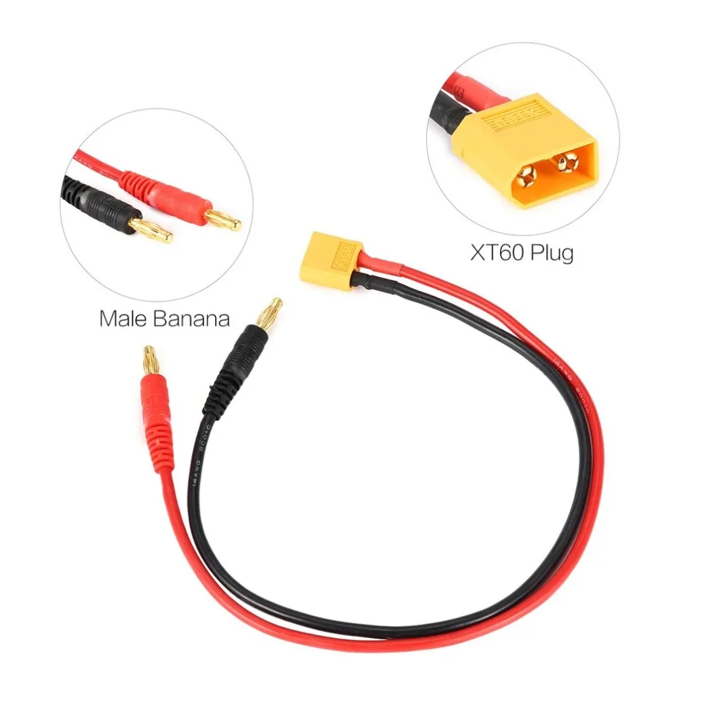 14AWG Мужской Разъем типа &quotбанан&quot к XT60 разъем провод с вилкой Кабельный адаптер