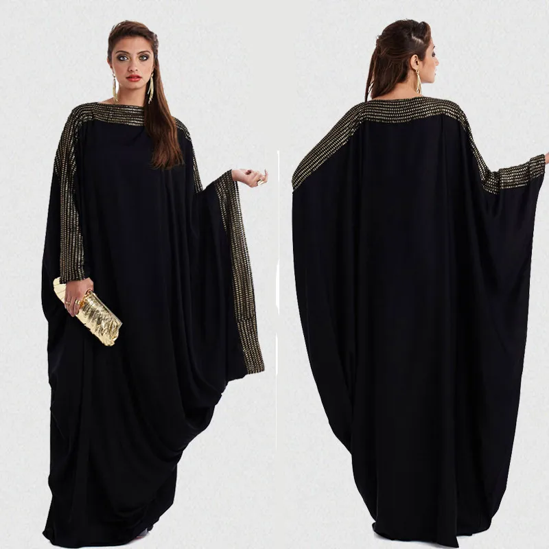 Большие размеры M ~ 5XL качественное Новое арабское элегантное свободное платье