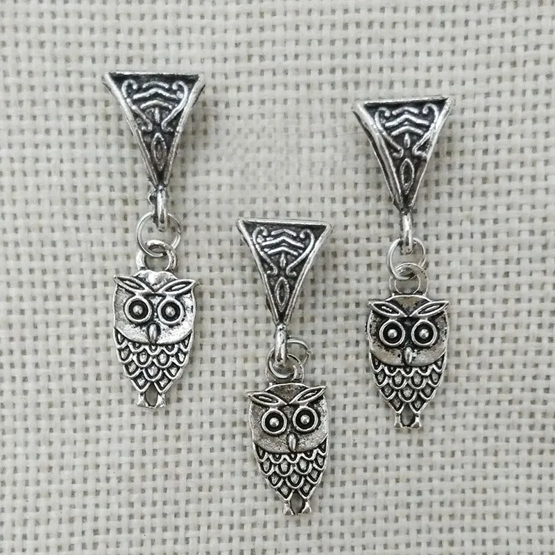 Подвеска в виде совы кожаный шнур ожерелье из канатов коннектор для ювелирных