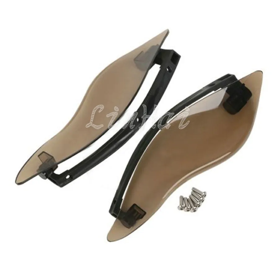 Дым ABS регулируемые дефлекторы воздуха боковое крыло крышка для Harley Street Glide