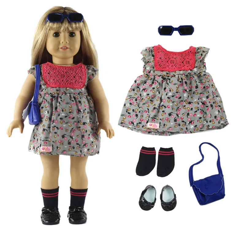 1 комплект красивой повседневной одежды Одежда для куклы 18 дюймов A3|doll clothes|outfit
