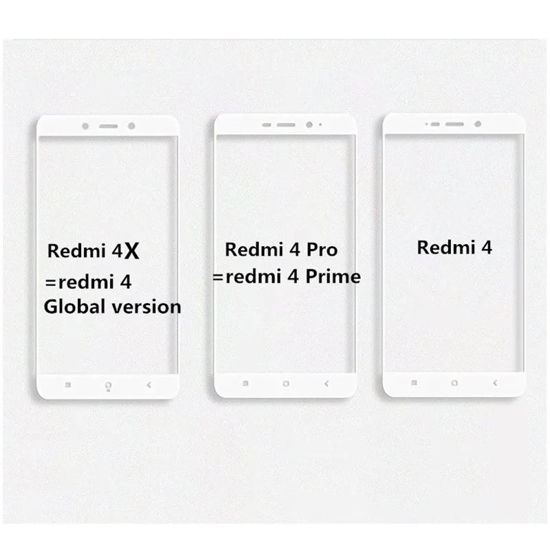 Полное покрытие закаленное стекло для redmi 4X4 глобальная версия экрана Защитный